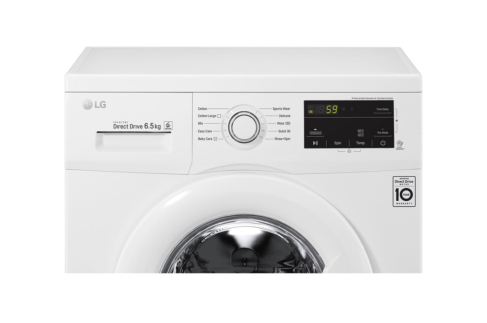 LG FH2J3WDNP0 6.5KG Front Load Washing Machine  Buy Your Home Appliances  Online With Warranty