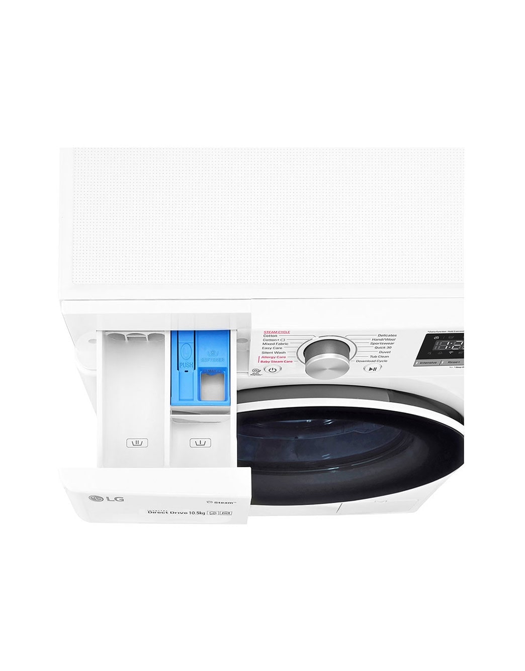 LG 10.5Kg Washer | AI DD | Steam™ (Allergy Care), F4V5RYP0W, F4V5RYP0W