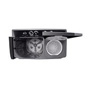 LG Twin Tub Washing Machine 7KG Wind Jet Dry, Roller Jet, 3 Wash Programs, Black Color, top view door open, P861RONT, thumbnail 13