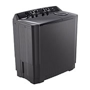 LG Twin Tub Washing Machine 7KG Wind Jet Dry, Roller Jet, 3 Wash Programs, Black Color, right side, P861RONT, thumbnail 13
