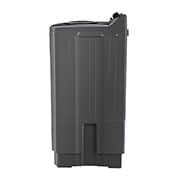 LG Twin Tub Washing Machine 7KG Wind Jet Dry, Roller Jet, 3 Wash Programs, Black Color, side , P861RONT, thumbnail 13