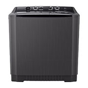 LG Twin Tub Washing Machine 15KG Wind Jet Dry, Roller Jet, 3 Wash Programs, Black Color, Front view, P1561RWNT, thumbnail 13