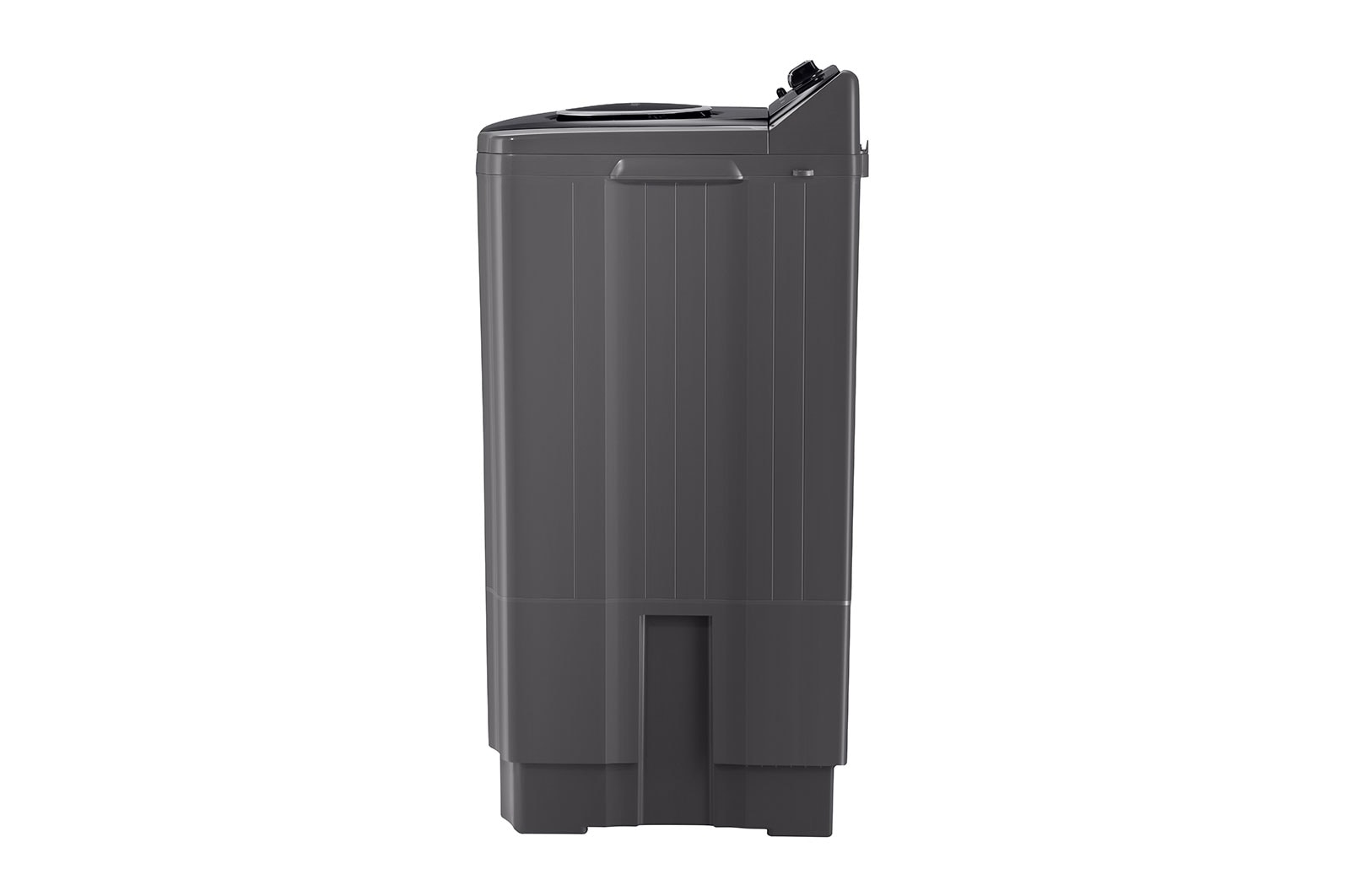 LG Twin Tub Washing Machine 15KG Wind Jet Dry, Roller Jet, 3 Wash Programs, Black Color, Side vie, P1561RWNT