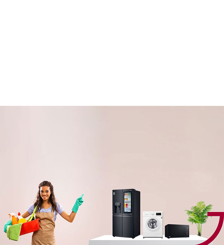 Comment nettoyer votre réfrigérateur, four à micro-ondes et lave-linge de LG