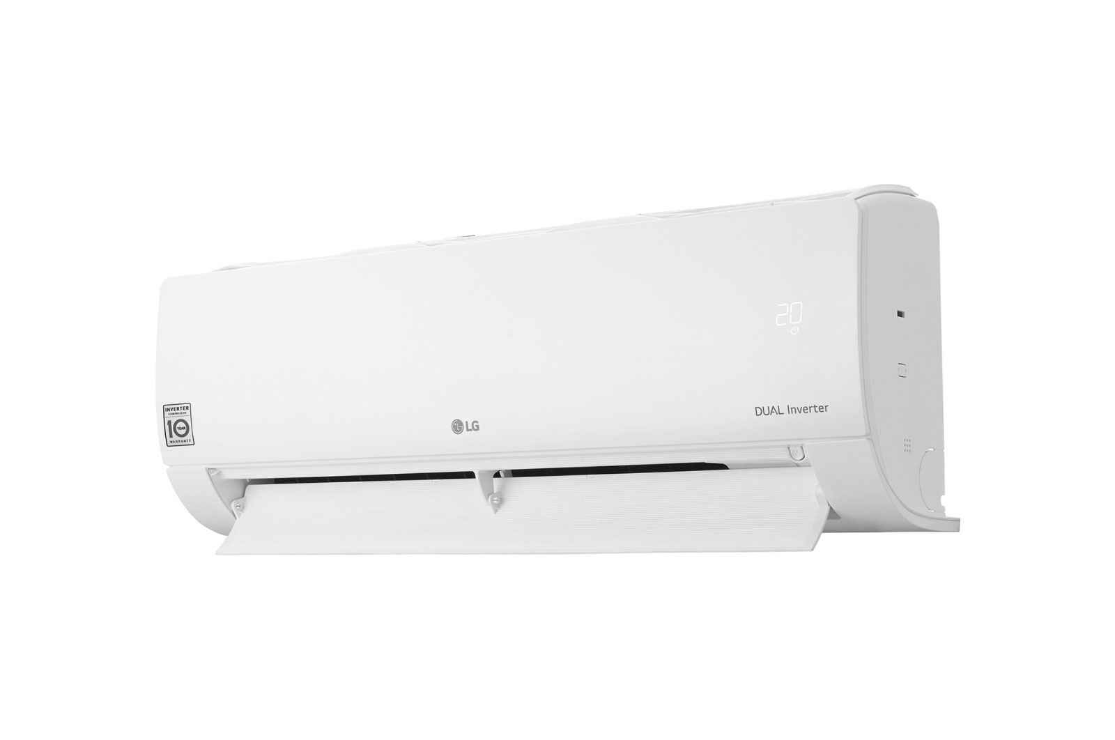 LG Onduleur DUALCOOL AC,2.0HP, garantie de 10 ans, économie d’énergie de 70 %, refroidissement 40 % plus rapide, S4-Q18KL3QE