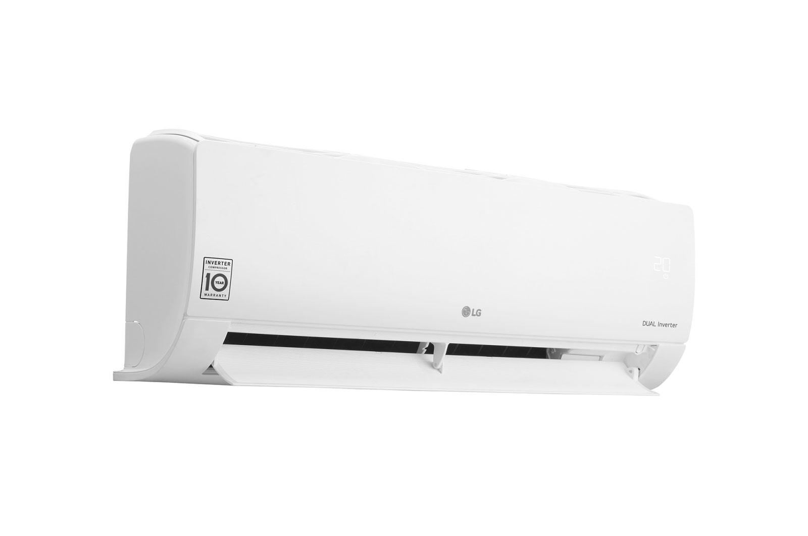 LG Onduleur DUALCOOL AC,2.0HP, garantie de 10 ans, économie d’énergie de 70 %, refroidissement 40 % plus rapide, S4-Q18KL3QE