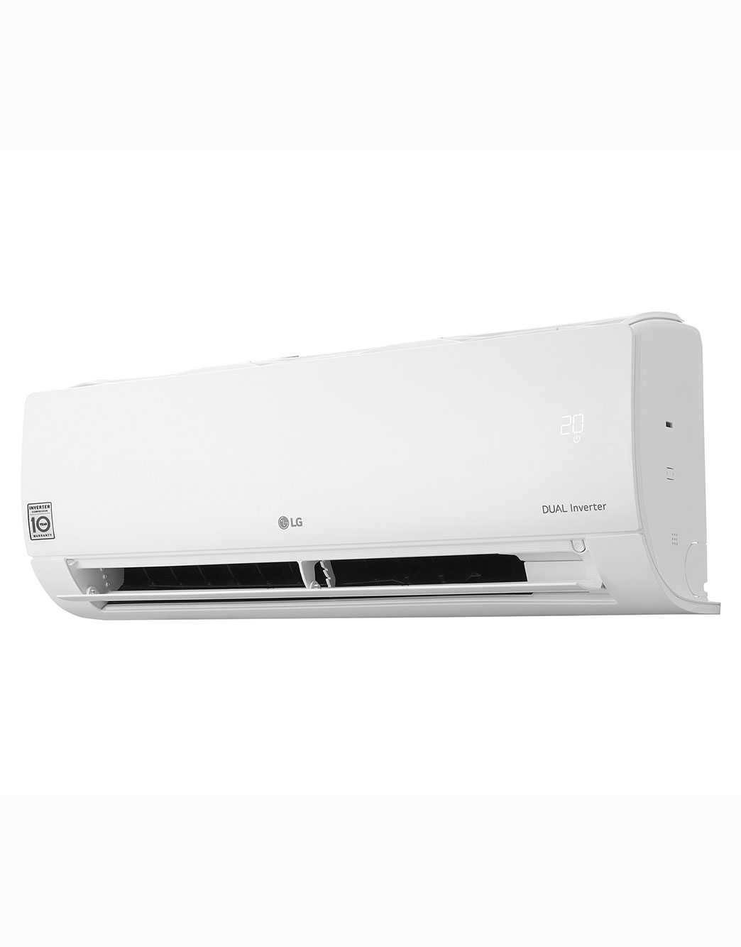 LG Onduleur DUALCOOL AC,2.0HP, garantie de 10 ans, économie d’énergie de 70 %, refroidissement 40 % plus rapide, S4-Q18KL3QE