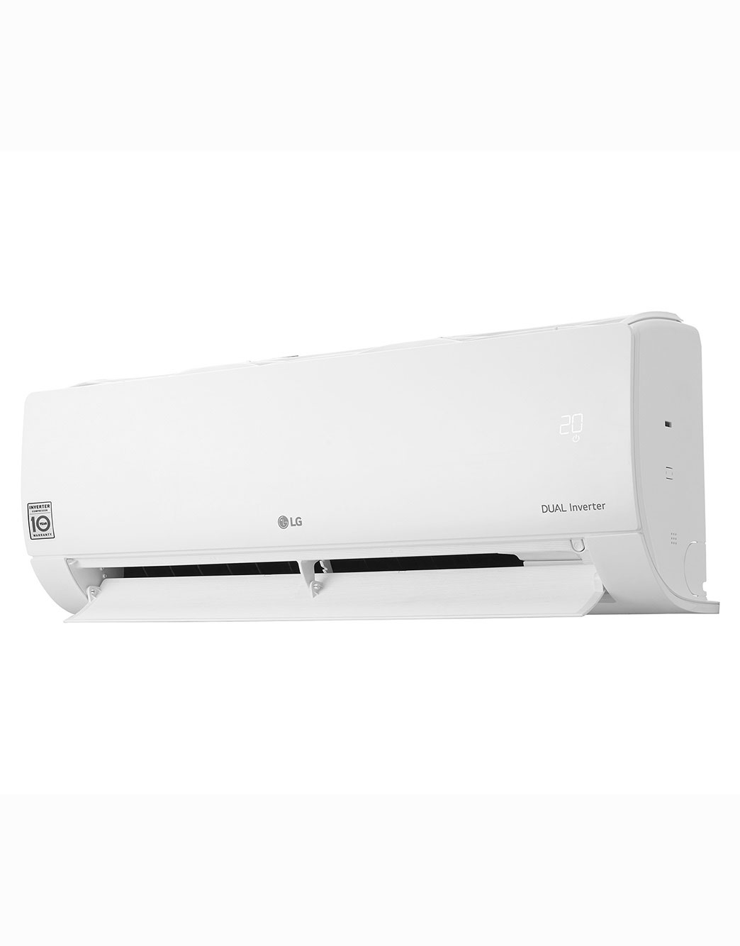 LG Onduleur DUALCOOL AC,2.0HP, garantie de 10 ans, économie d’énergie de 70 %, refroidissement 40 % plus rapide, S4-Q18KL3QE