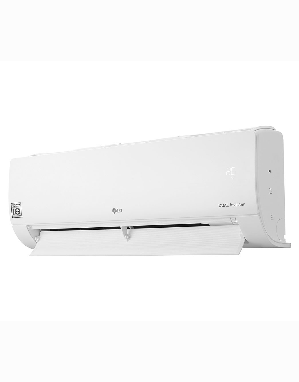 LG Onduleur DUALCOOL AC,2.0HP, garantie de 10 ans, économie d’énergie de 70 %, refroidissement 40 % plus rapide, S4-Q18KL3QE