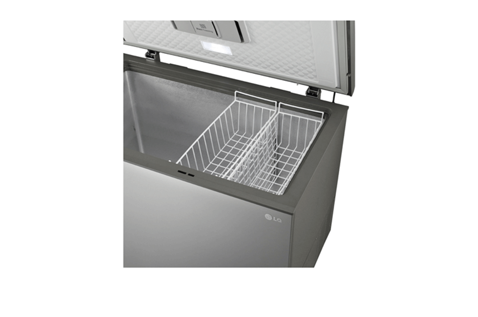 LG 450 L, Congélateur coffre, Éclairage LED, Congélation rapide, Panier grillagé, Verrouillage de porte, Poignée de poche, GR-K45DSLBC, GR-K45DSLBC