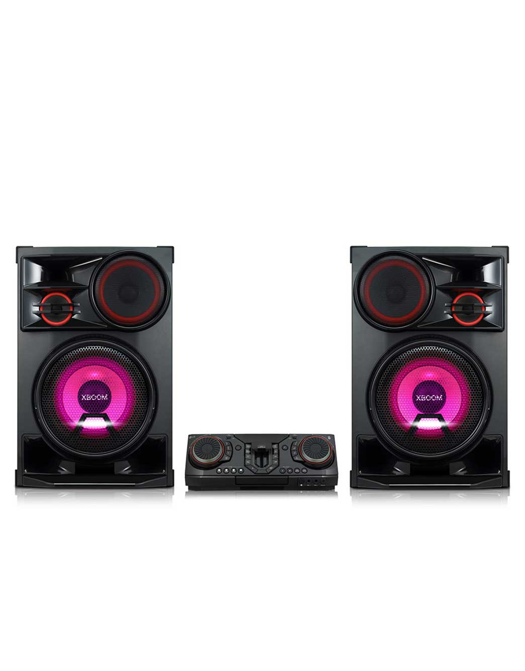 LG 3500 W, Mini Audio, Caisson de basse X-Shiny, éclairage X-Flash, DJ Effects et sampler Creator, CL98
