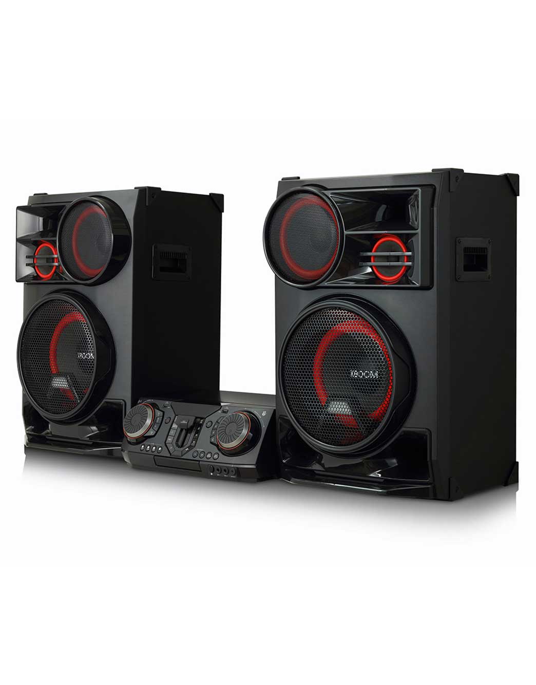 LG 3500 W, Mini Audio, Caisson de basse X-Shiny, éclairage X-Flash, DJ Effects et sampler Creator, CL98