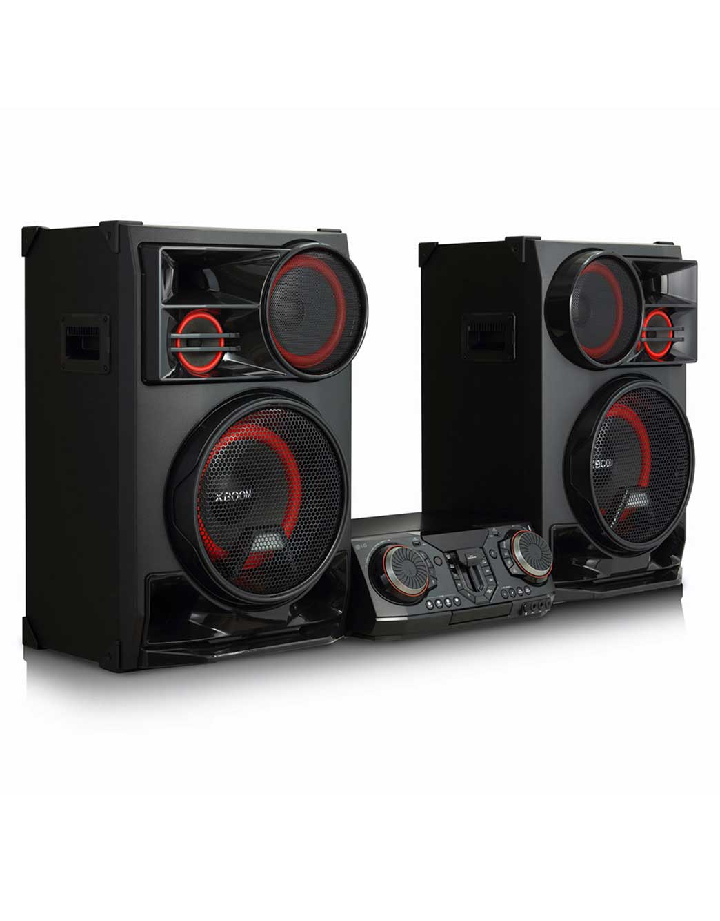 LG 3500 W, Mini Audio, Caisson de basse X-Shiny, éclairage X-Flash, DJ Effects et sampler Creator, CL98