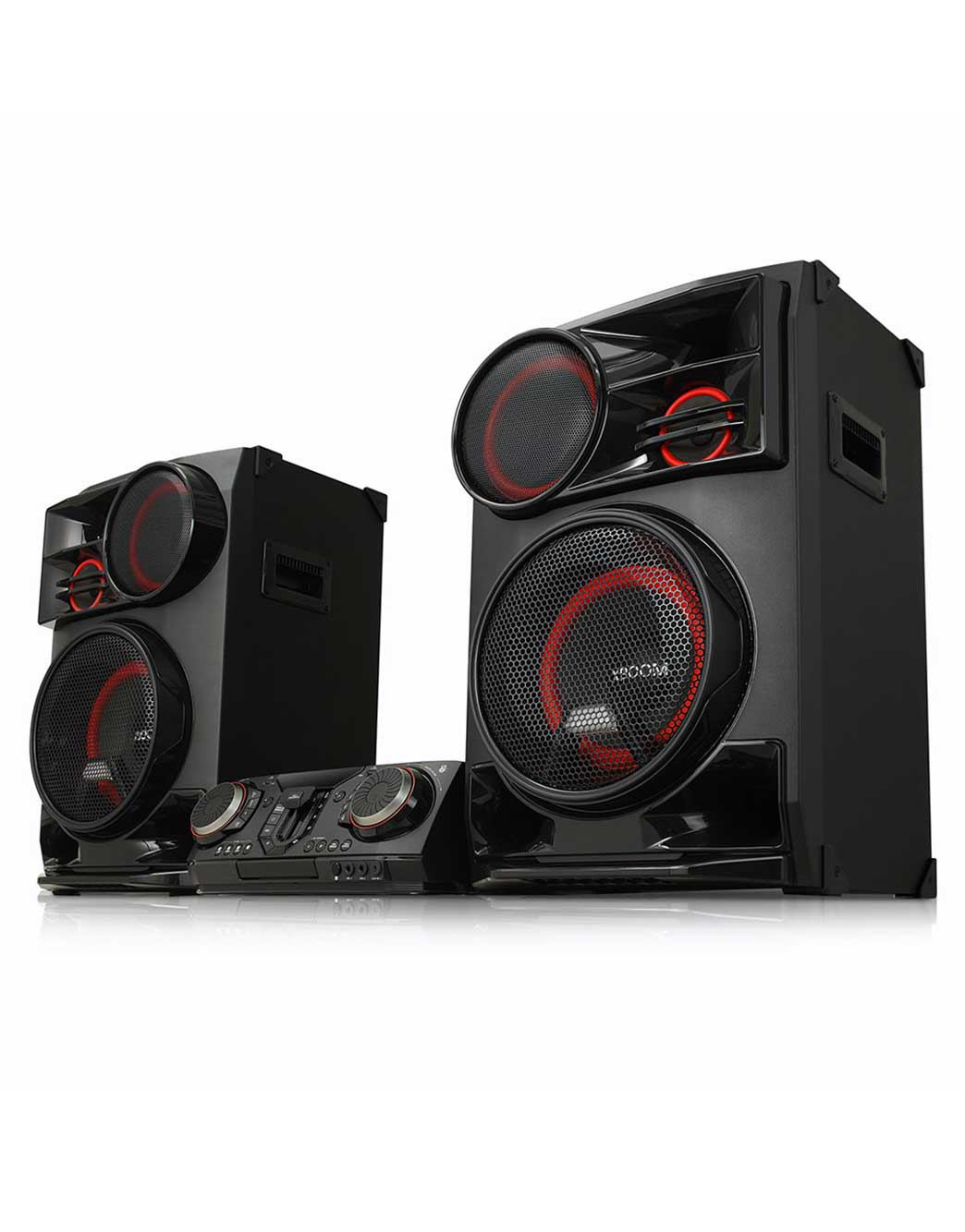 LG 3500 W, Mini Audio, Caisson de basse X-Shiny, éclairage X-Flash, DJ Effects et sampler Creator, CL98