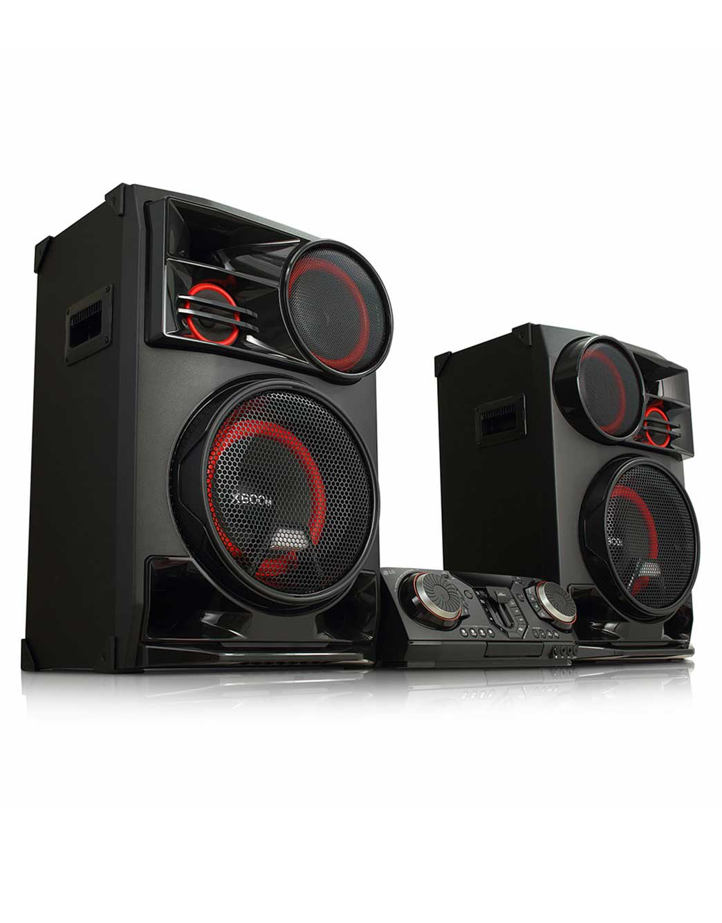 LG 3500 W, Mini Audio, Caisson de basse X-Shiny, éclairage X-Flash, DJ Effects et sampler Creator, CL98