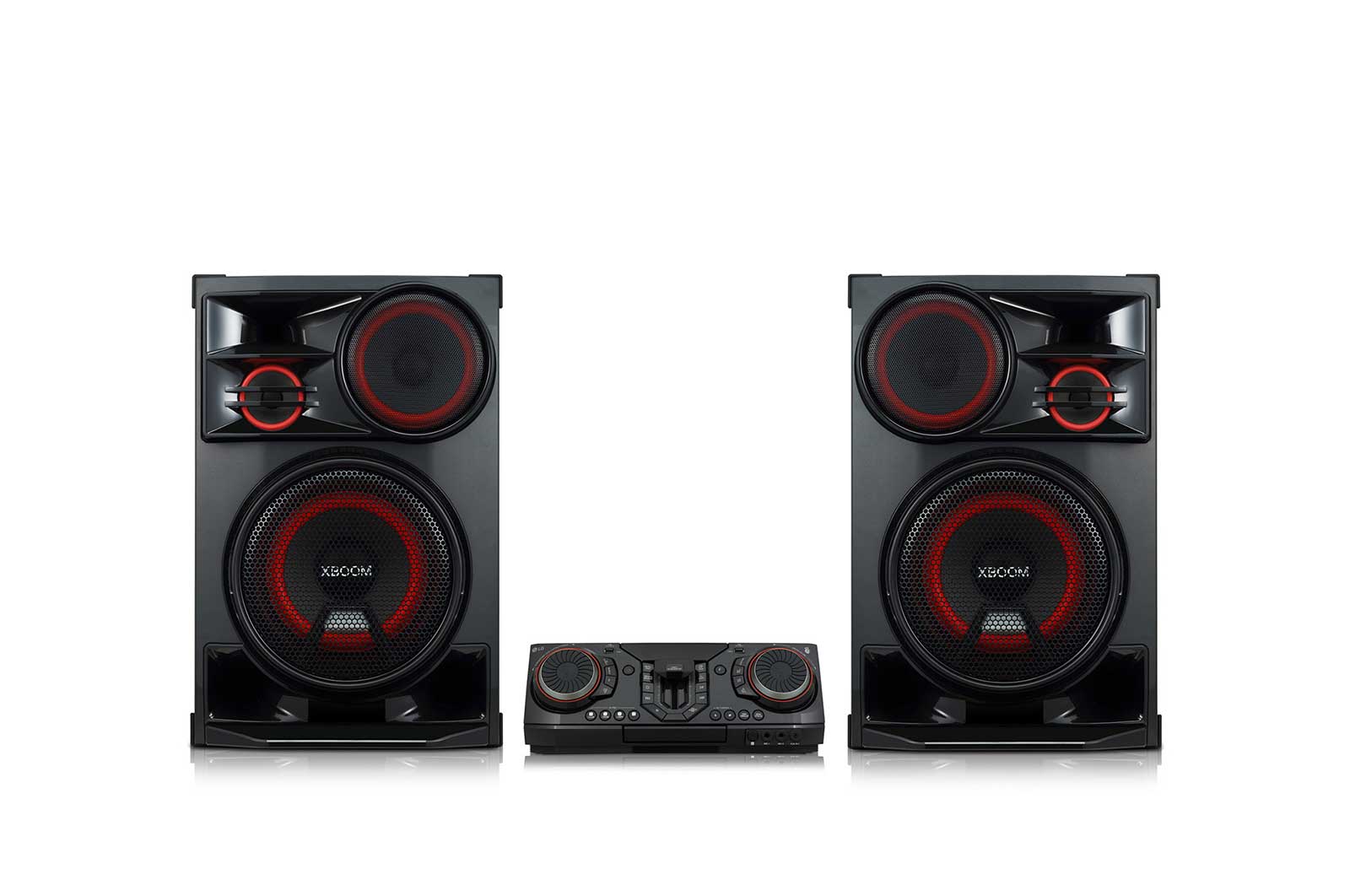 LG 3500 W, Mini Audio, Caisson de basse X-Shiny, éclairage X-Flash, DJ Effects et sampler Creator, CL98