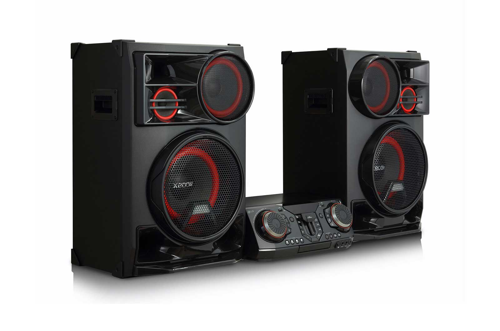 LG 3500 W, Mini Audio, Caisson de basse X-Shiny, éclairage X-Flash, DJ Effects et sampler Creator, CL98