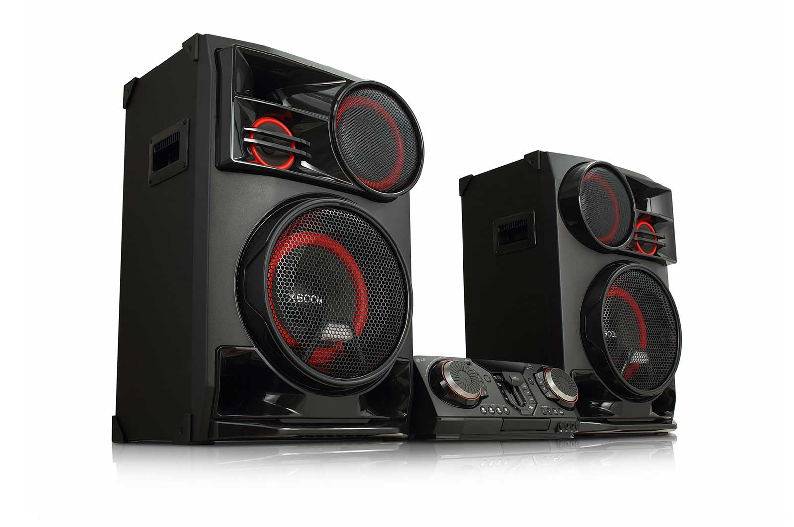 LG 3500 W, Mini Audio, Caisson de basse X-Shiny, éclairage X-Flash, DJ Effects et sampler Creator, CL98