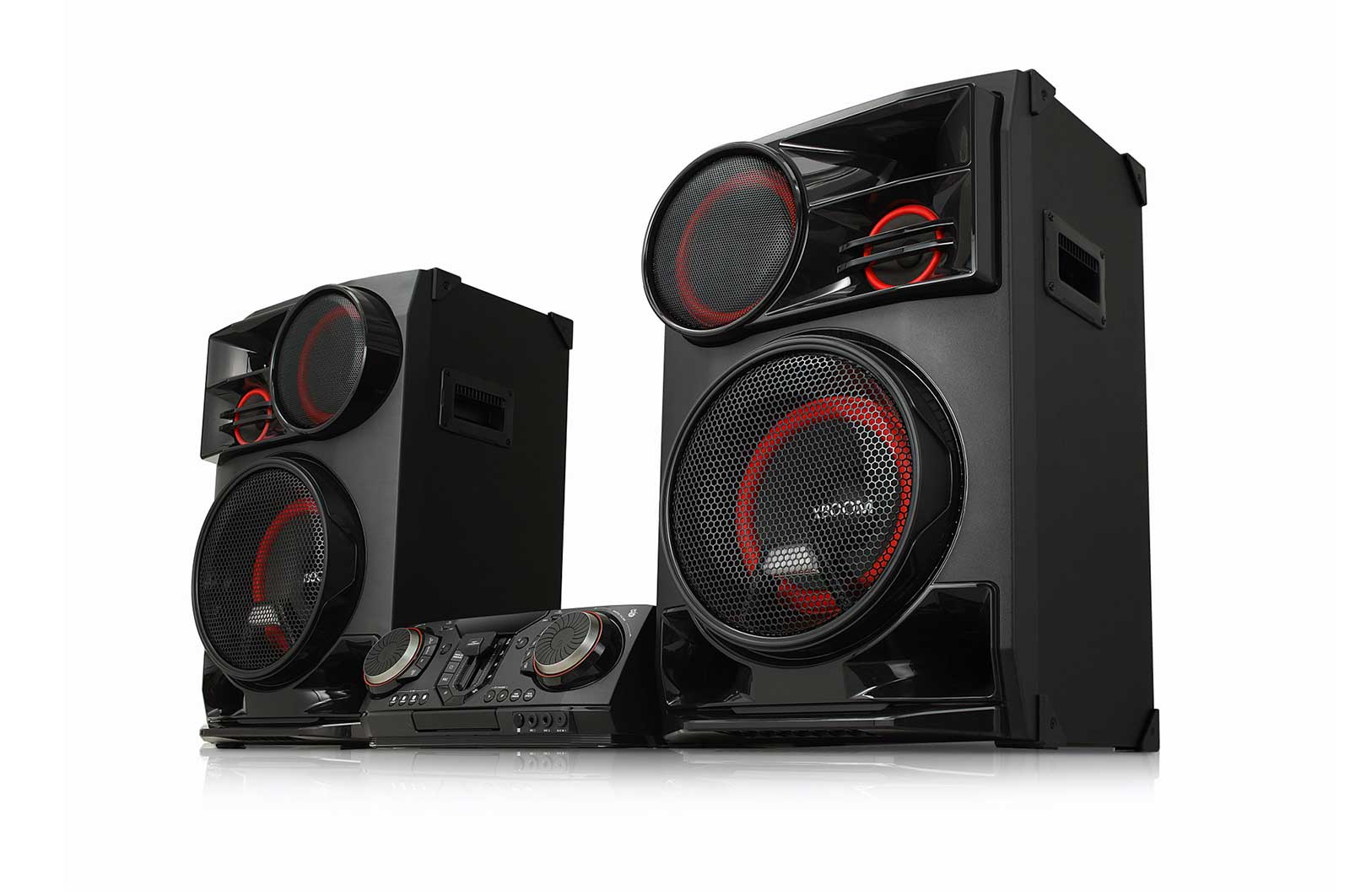 LG 3500 W, Mini Audio, Caisson de basse X-Shiny, éclairage X-Flash, DJ Effects et sampler Creator, CL98