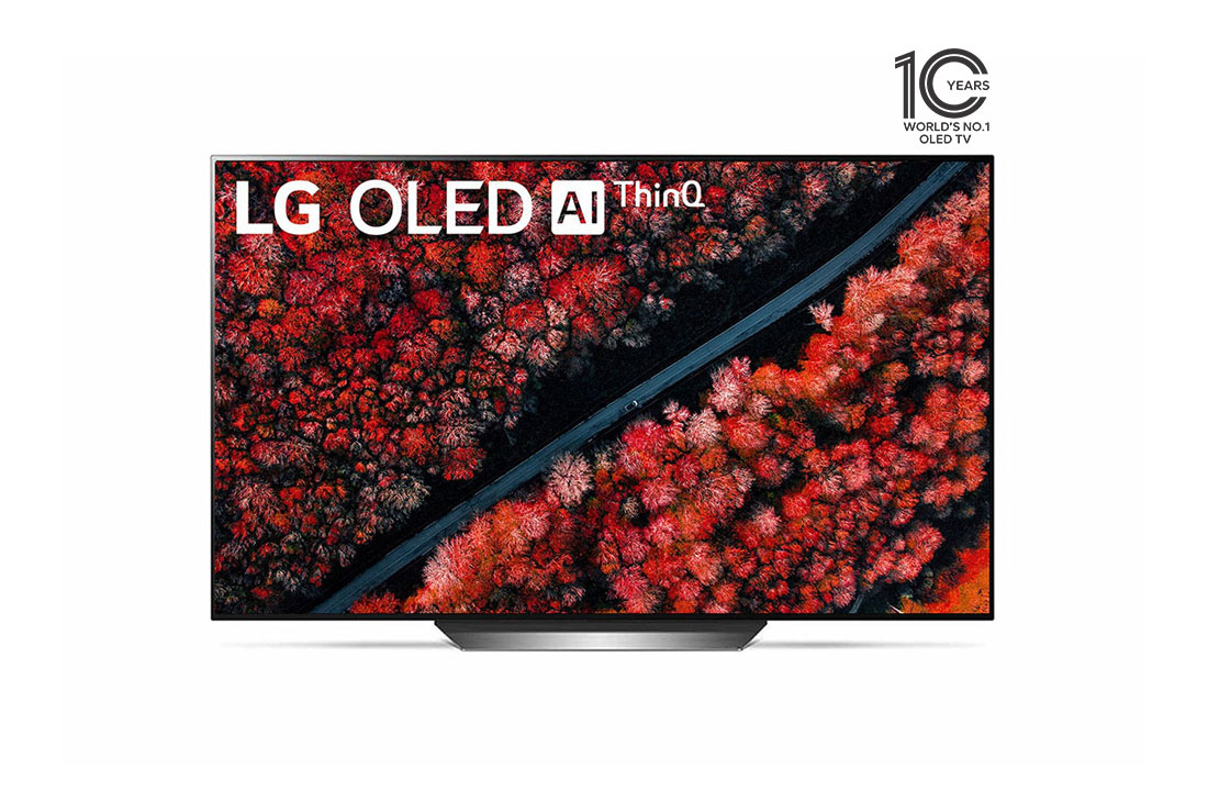 LG TV OLED 77 pouce C9 Séries Cinéma Screen Parfait Design TV OLED Smart 4K HDR avec ThinQ AI, OLED77C9PVB