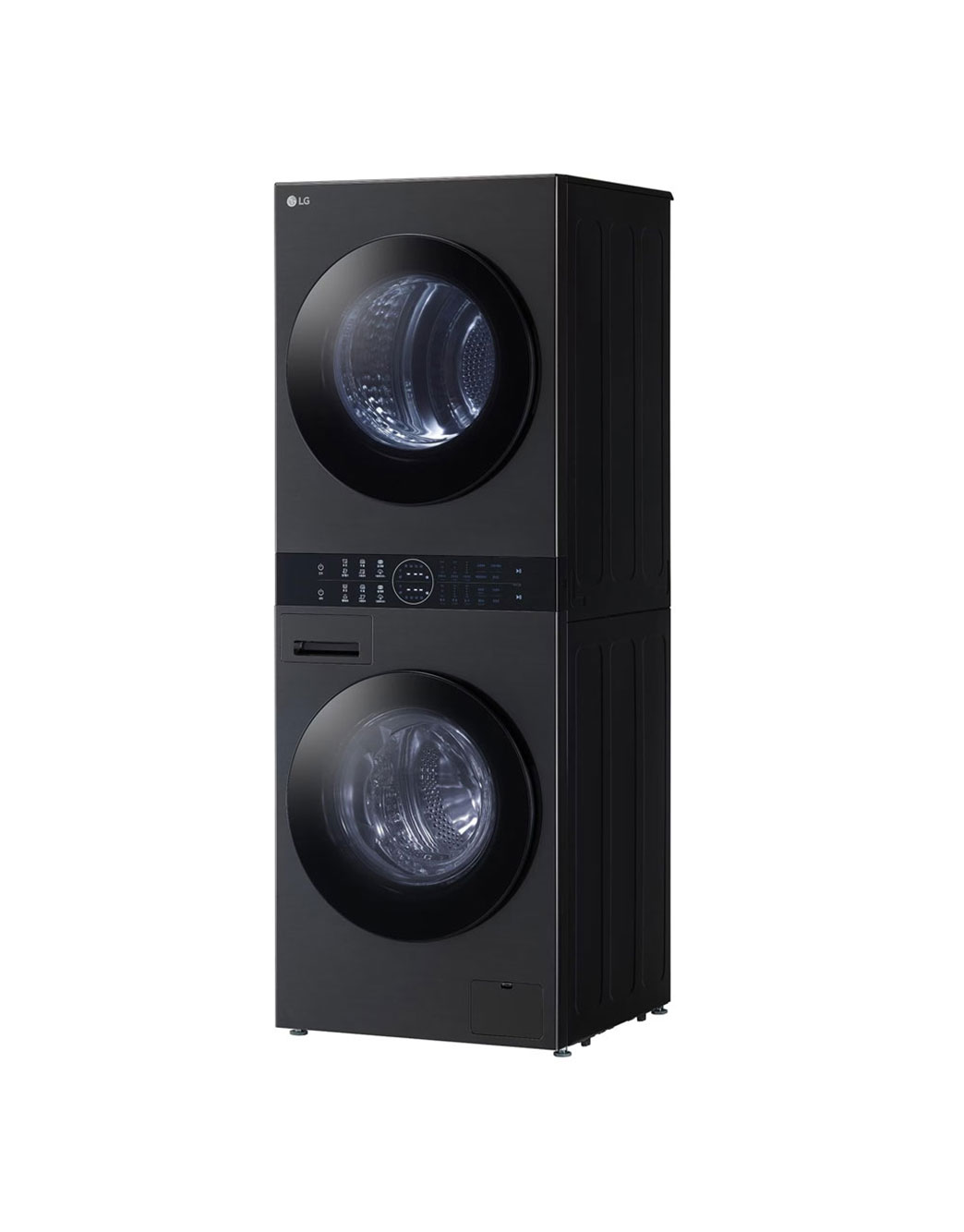 LG 13/10 kg LG WashTower™ avec technologie Centre Control™, acier noir, right view, WT1310RH
