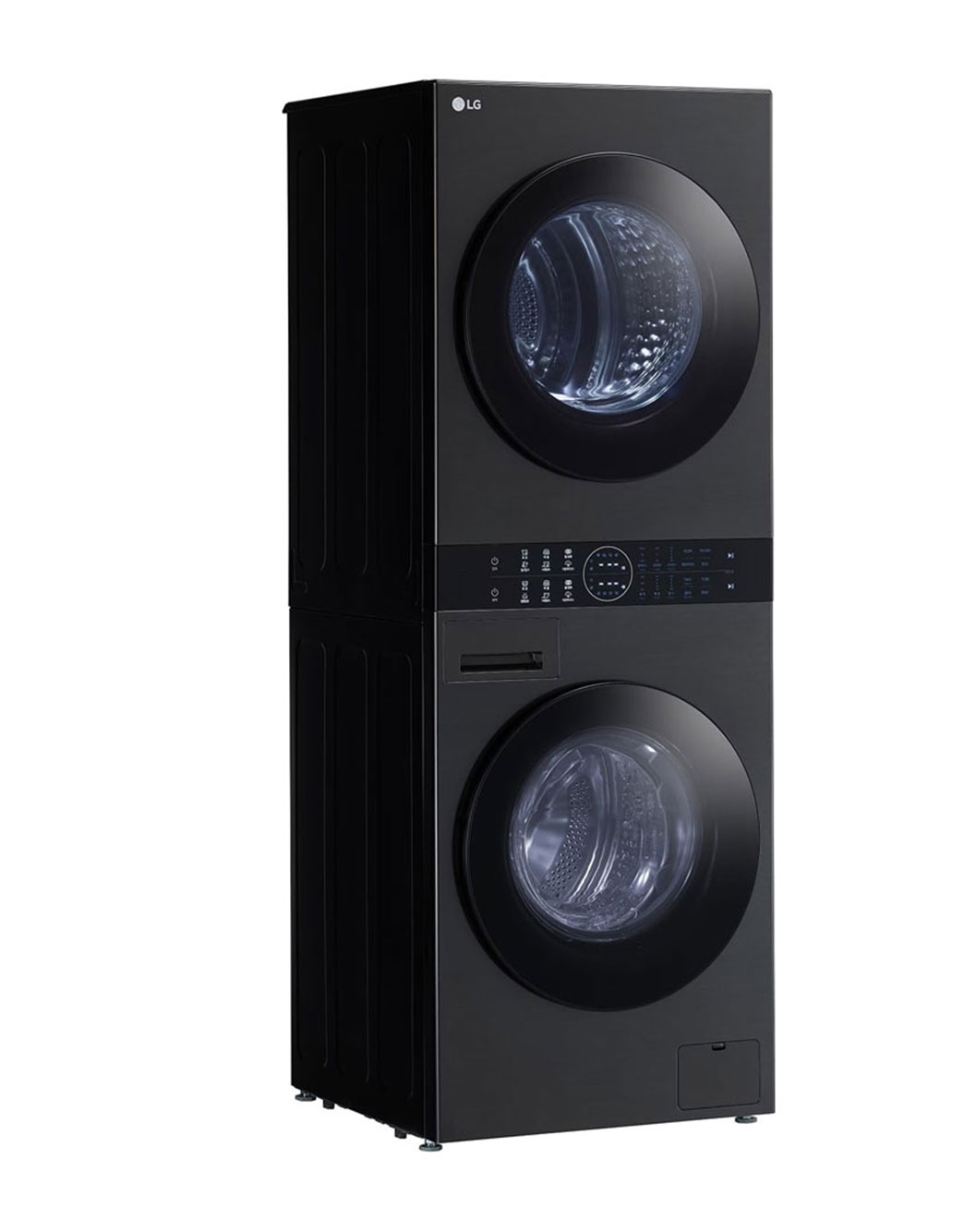 LG 13/10 kg LG WashTower™ avec technologie Centre Control™, acier noir, left view, WT1310RH