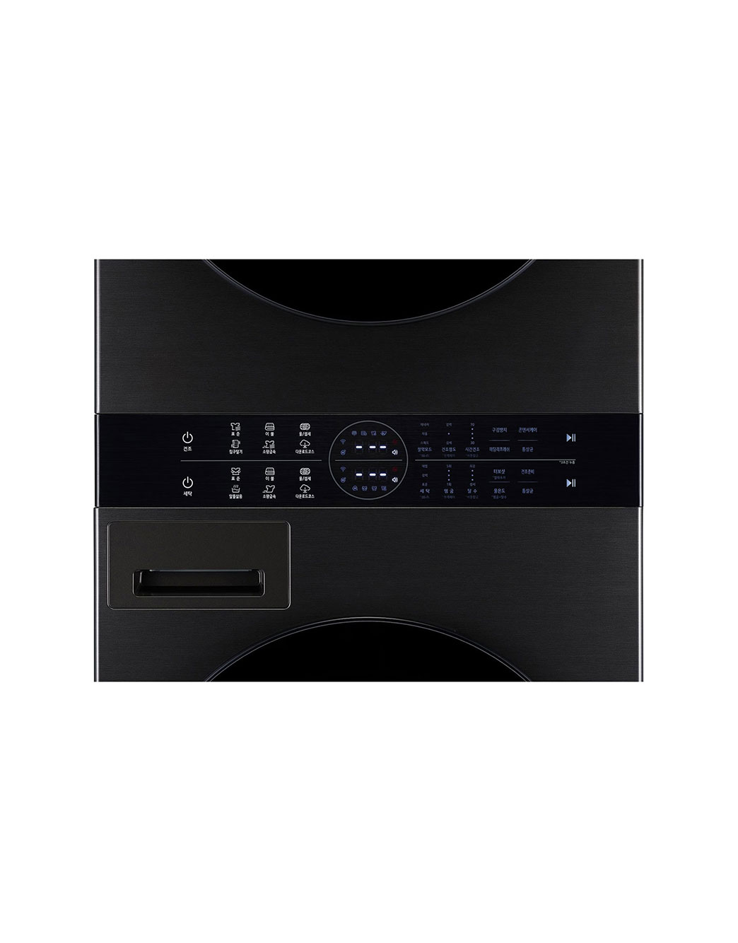 LG 13/10 kg LG WashTower™ avec technologie Centre Control™, acier noir, display, WT1310RH