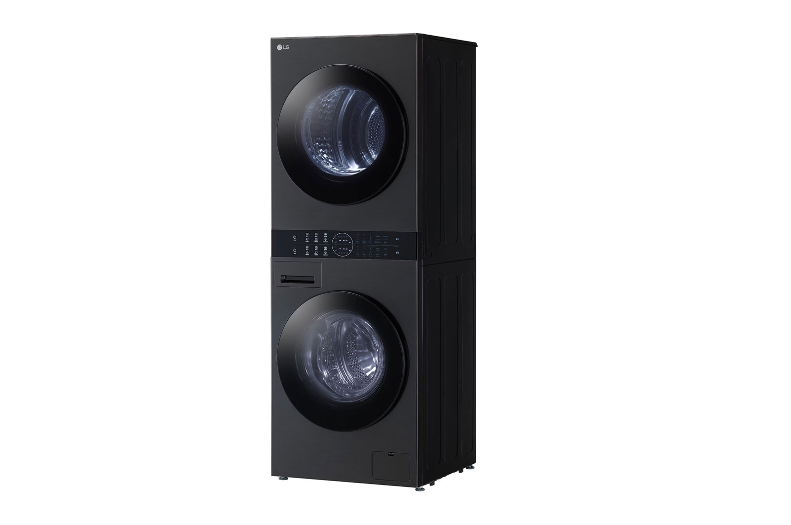 LG 13/10 kg LG WashTower™ avec technologie Centre Control™, acier noir, right view, WT1310RH