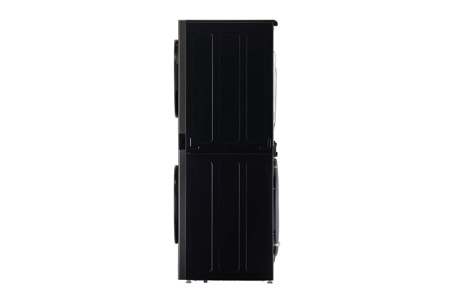 LG 13/10 kg LG WashTower™ avec technologie Centre Control™, acier noir, side view, WT1310RH