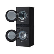 LG 13/10 kg LG WashTower™ avec technologie Centre Control™, acier noir, right open door view, WT1310RH, thumbnail 11