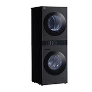 LG 13/10 kg LG WashTower™ avec technologie Centre Control™, acier noir, left view, WT1310RH, thumbnail 11