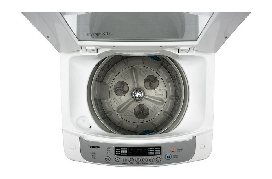 LG Capacidad de lavado de 9 kg reales, velocidad de centrifugado hasta 720  RPM, sistema de lavado TURBO DRUMM, iSensor, tapa de cristal templado