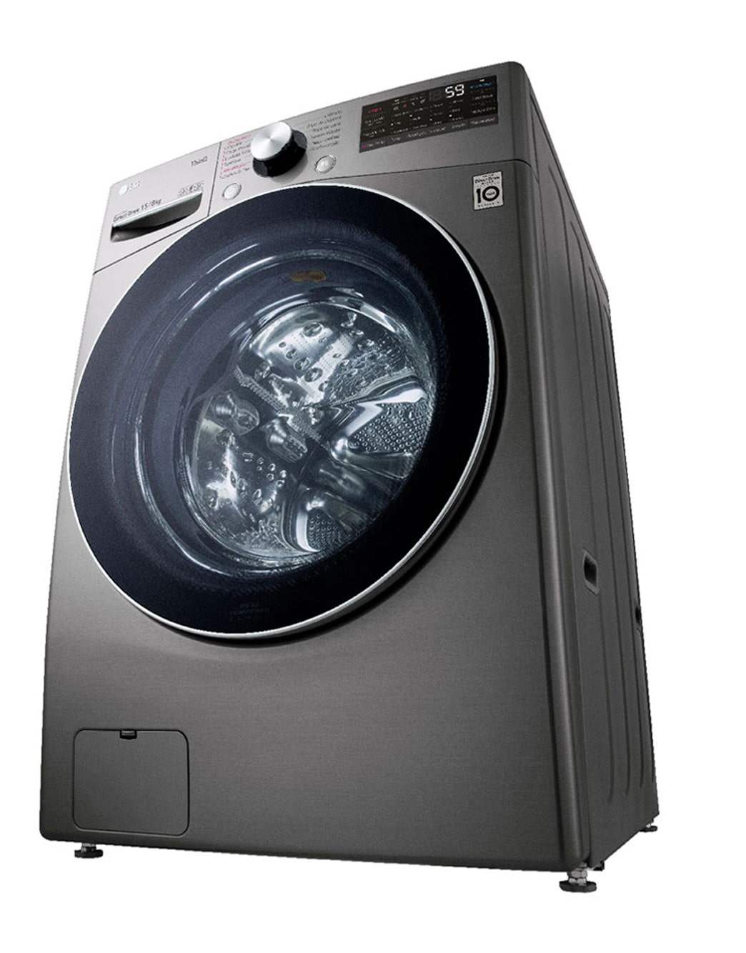 LG Lavadora Secadora 15Kg/8Kg con AIDD™, Left  side  view, WD15EGNTSPG