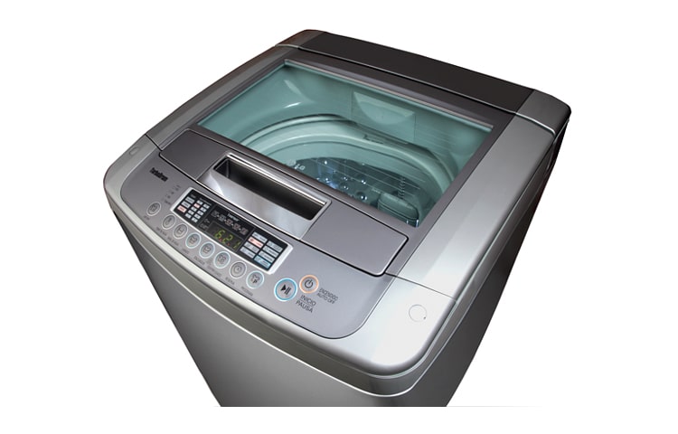 LG Capacidad de lavado de 8 kg reales, velocidad de centrifugado hasta 720  RPM, sistema de lavado TURBO DRUMM, iSensor, tapa de cristal templado