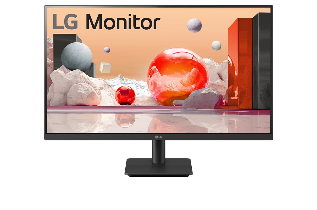 LG 24'' Monitor IPS Full HD, front view, 24MS500-B