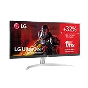 LG 29WQ600-W - Monitor Ultrapanorámico 21:9 LG UltraWide (Panel IPS: 2560x1080, 300cd/m², 1000:1, sRGB>99%); diag. 73cm; entr.: HDMIx1; DPx1; Altavoces estéreo de 7W con tecnología MaxxAudio®, Vista lateral de +15 grados, 29WQ600-W, thumbnail 8