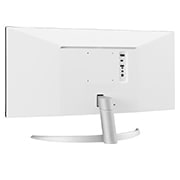 LG 29WQ600-W - Monitor Ultrapanorámico 21:9 LG UltraWide (Panel IPS: 2560x1080, 300cd/m², 1000:1, sRGB>99%); diag. 73cm; entr.: HDMIx1; DPx1; Altavoces estéreo de 7W con tecnología MaxxAudio®, vista en perspectiva trasera, 29WQ600-W, thumbnail 8
