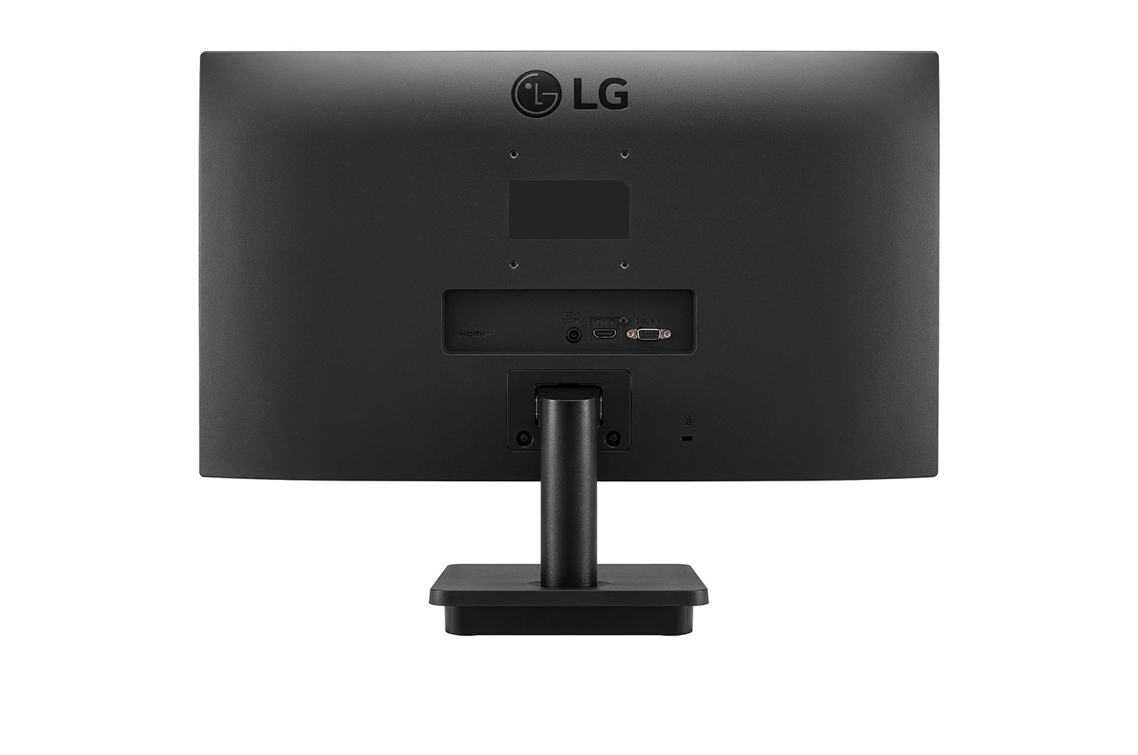 LG 22MP410-B - Monitor LG Full HD (Panel VA: 1920 x 1080, AMD FreeSync™, 16:9, 250cd/m², 3000:1, NTSC 72%, 5ms (GtG)); Dynamic Action Sync, Black Stabilizer, Crosshair. Diseño prácticamente sin bordes y ajustable en inclinación., vista trasera, 22MP410-B