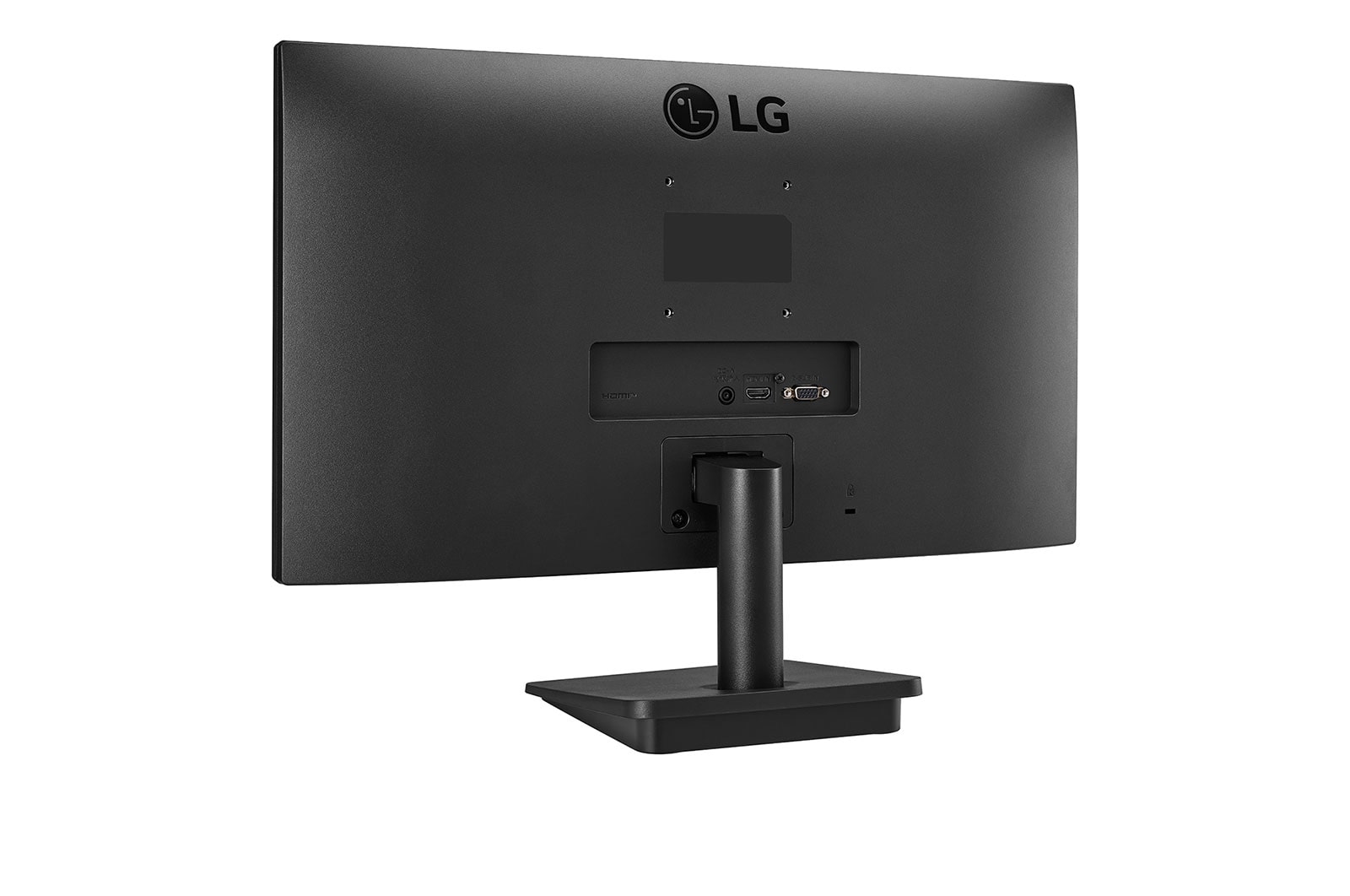 LG 22MP410-B - Monitor LG Full HD (Panel VA: 1920 x 1080, AMD FreeSync™, 16:9, 250cd/m², 3000:1, NTSC 72%, 5ms (GtG)); Dynamic Action Sync, Black Stabilizer, Crosshair. Diseño prácticamente sin bordes y ajustable en inclinación., vista en perspectiva trasera, 22MP410-B
