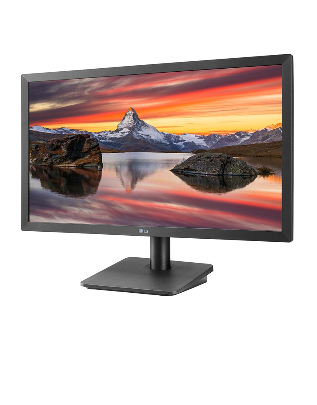 LG 22MP410-B - Monitor LG Full HD (Panel VA: 1920 x 1080, AMD FreeSync™, 16:9, 250cd/m², 3000:1, NTSC 72%, 5ms (GtG)); Dynamic Action Sync, Black Stabilizer, Crosshair. Diseño prácticamente sin bordes y ajustable en inclinación., -Vista lateral de 15 grados, 22MP410-B