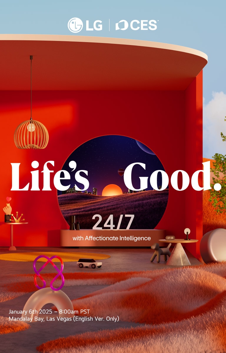 LG CES 2025 - Life's Good - con Affectionate Intelligence