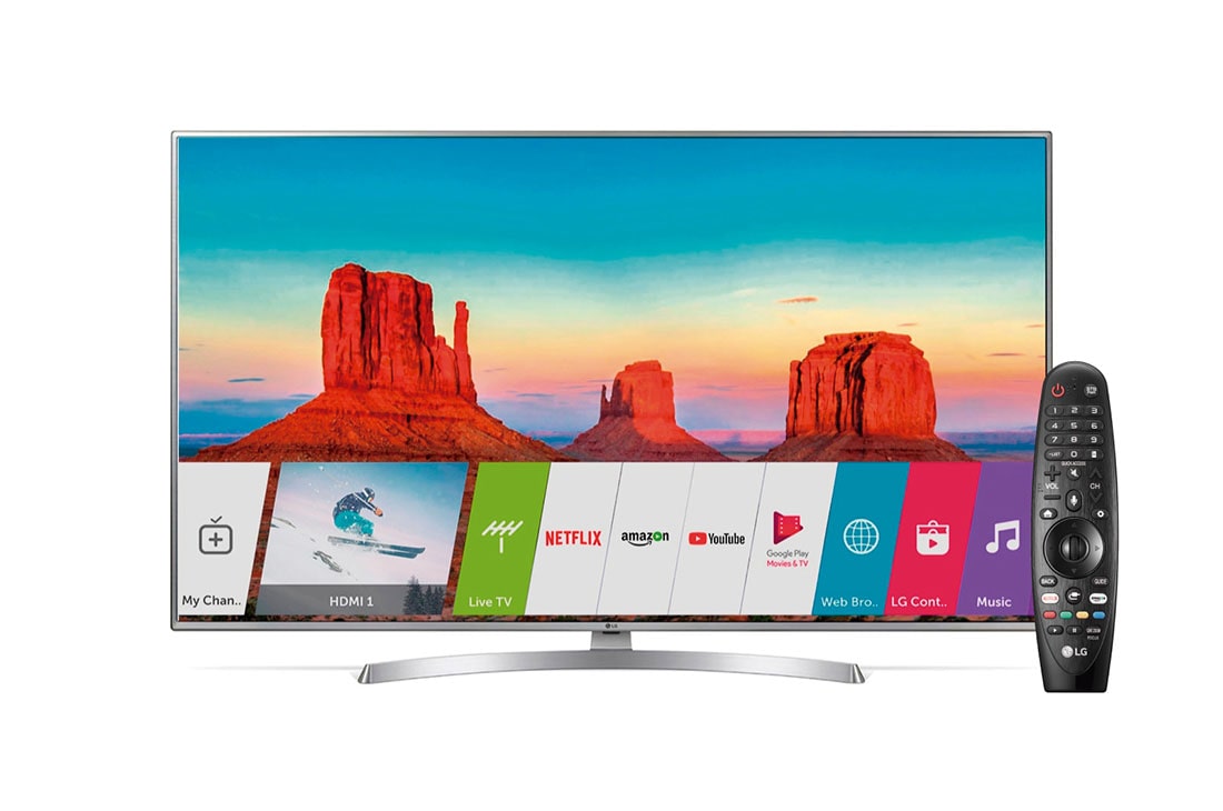 Ultra HD Smart TV 50 pulgadas, Conexión Bluetooth