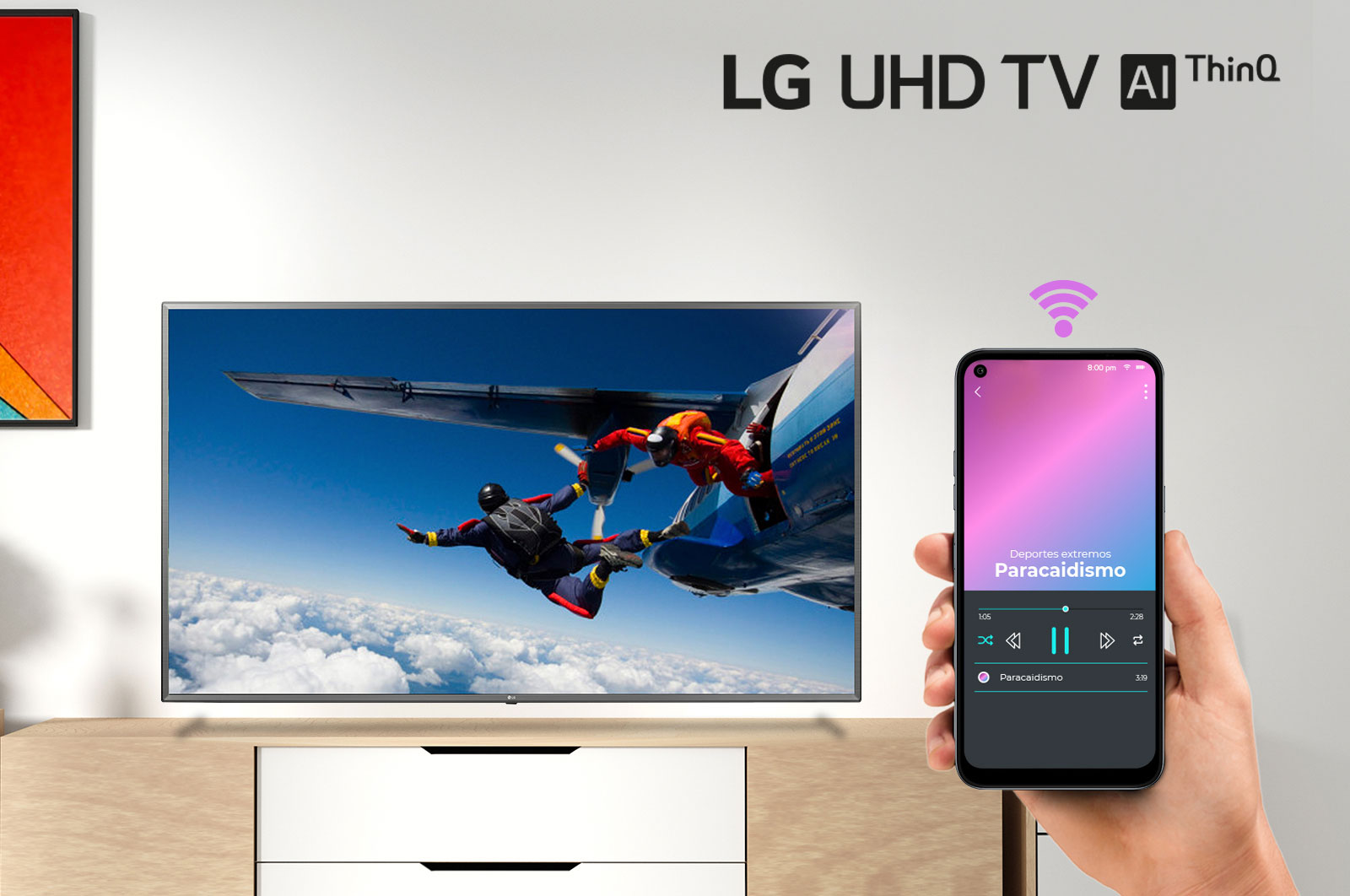 LG UHD 4K TV THINQ 70UN7310PSC de 70 pulgadas