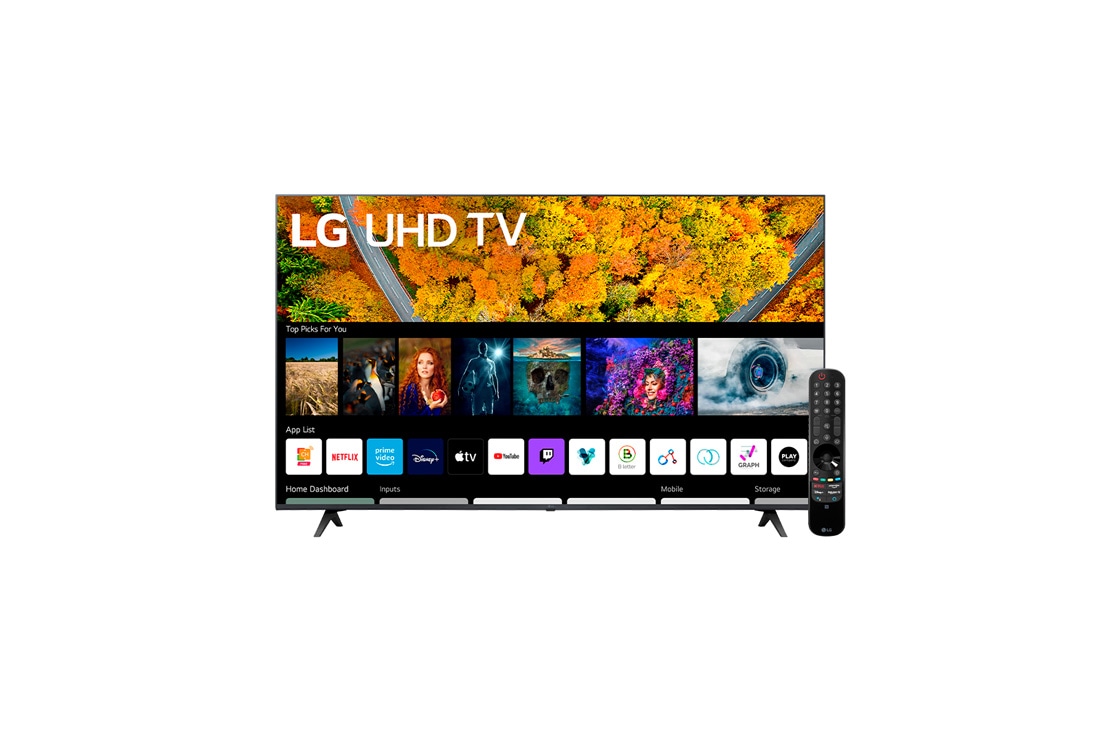 LG UHD ThinQ AI 50'' UQ8050 4K Smart TV, 4K Procesador Inteligente