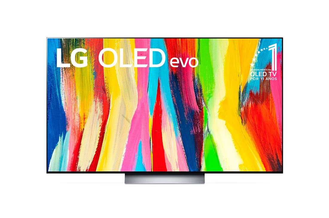 LG OLED EVO C2 4K 77'', Vista frontal , OLED77C2PSA