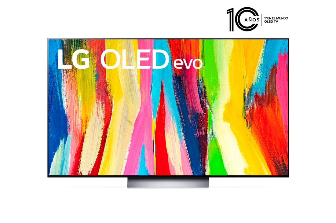 LG OLED EVO C2 4K 55'', Vista frontal , OLED55C2PSA