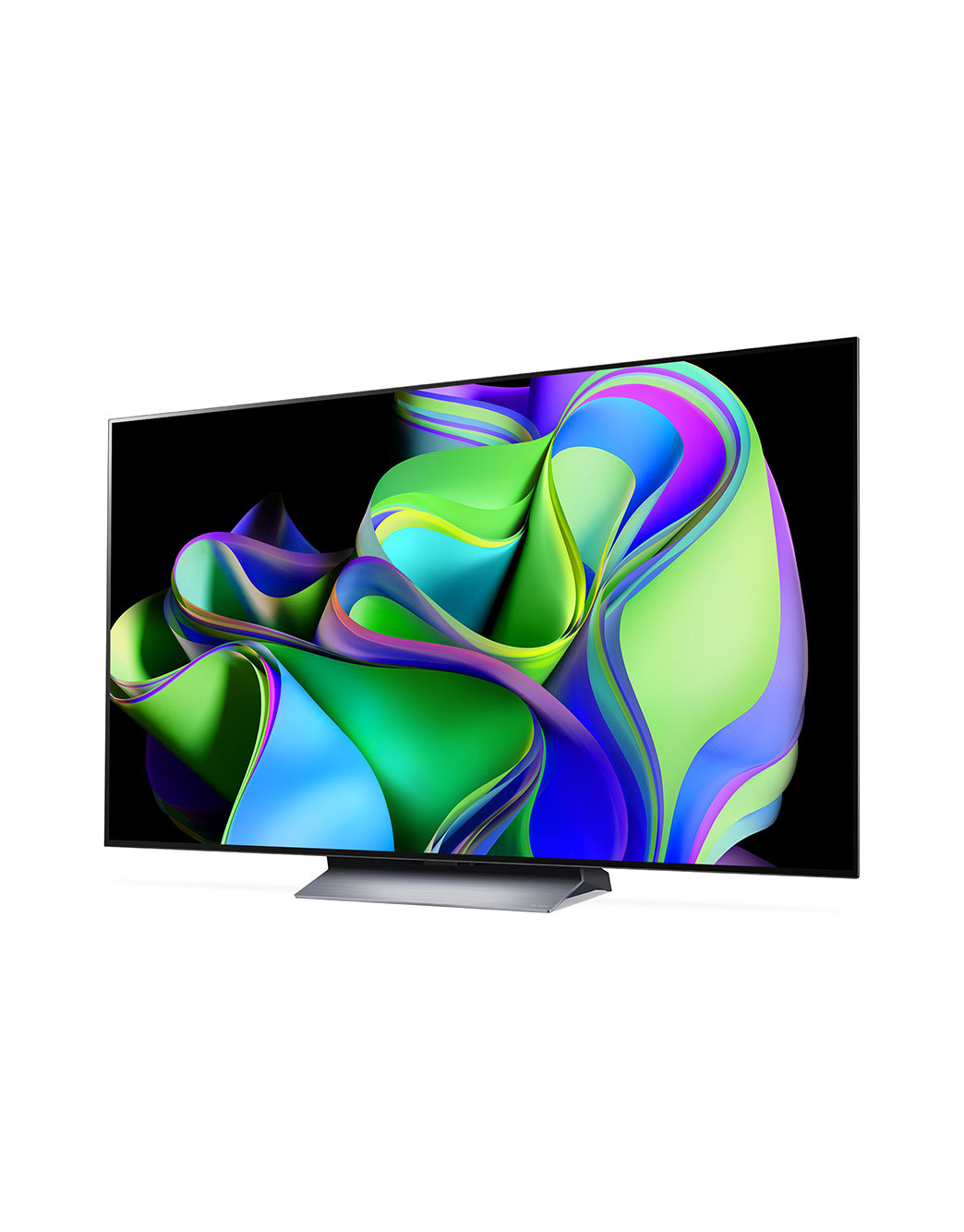 LG OLED Evo C3 4K ThinQ AI 65'', Vista lateral orientada hacia la izquierda., OLED65C3PSA