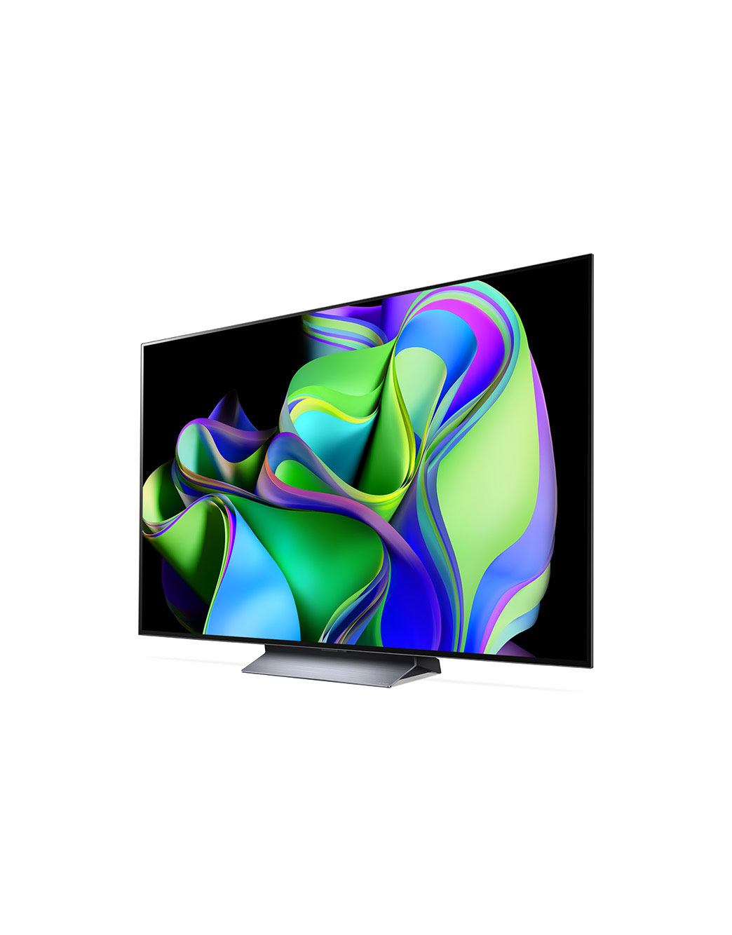 LG OLED Evo C3 4K ThinQ AI 65'', Vista lateral orientada hacia la izquierda., OLED65C3PSA