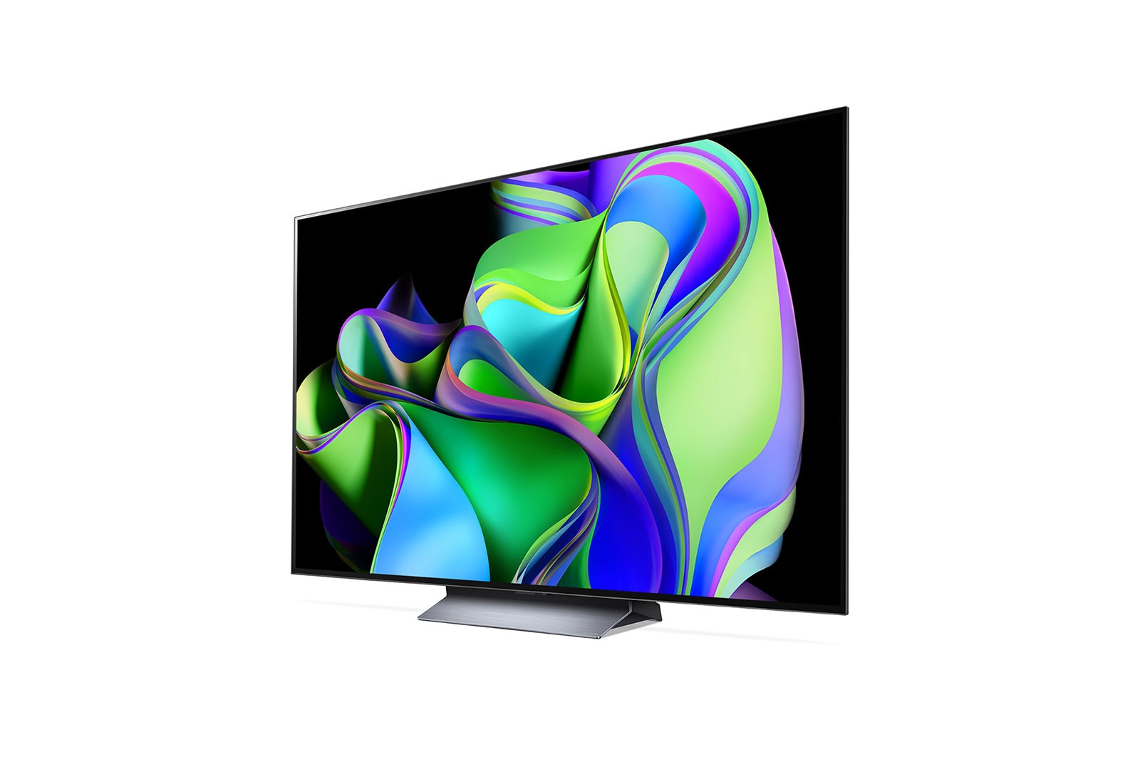 LG OLED Evo C3 4K ThinQ AI 65'', Vista lateral orientada hacia la izquierda., OLED65C3PSA