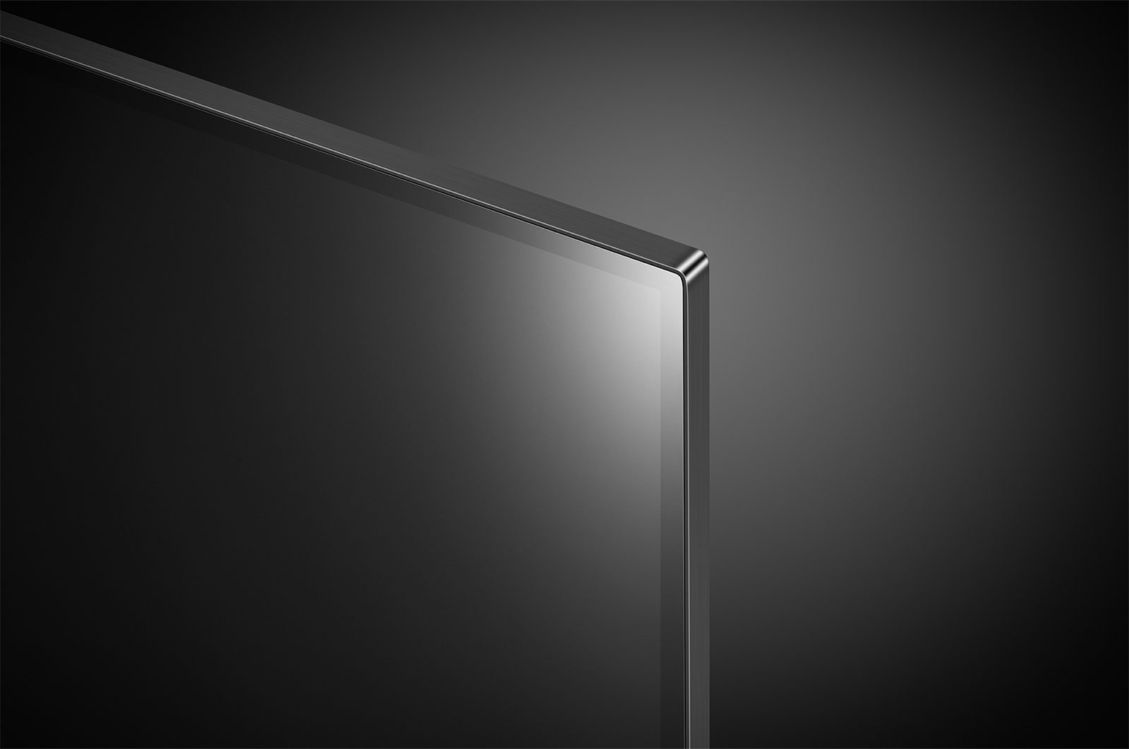 LG OLED Evo C3 4K ThinQ AI 65'', Primer plano del borde superior ultradelgado , OLED65C3PSA